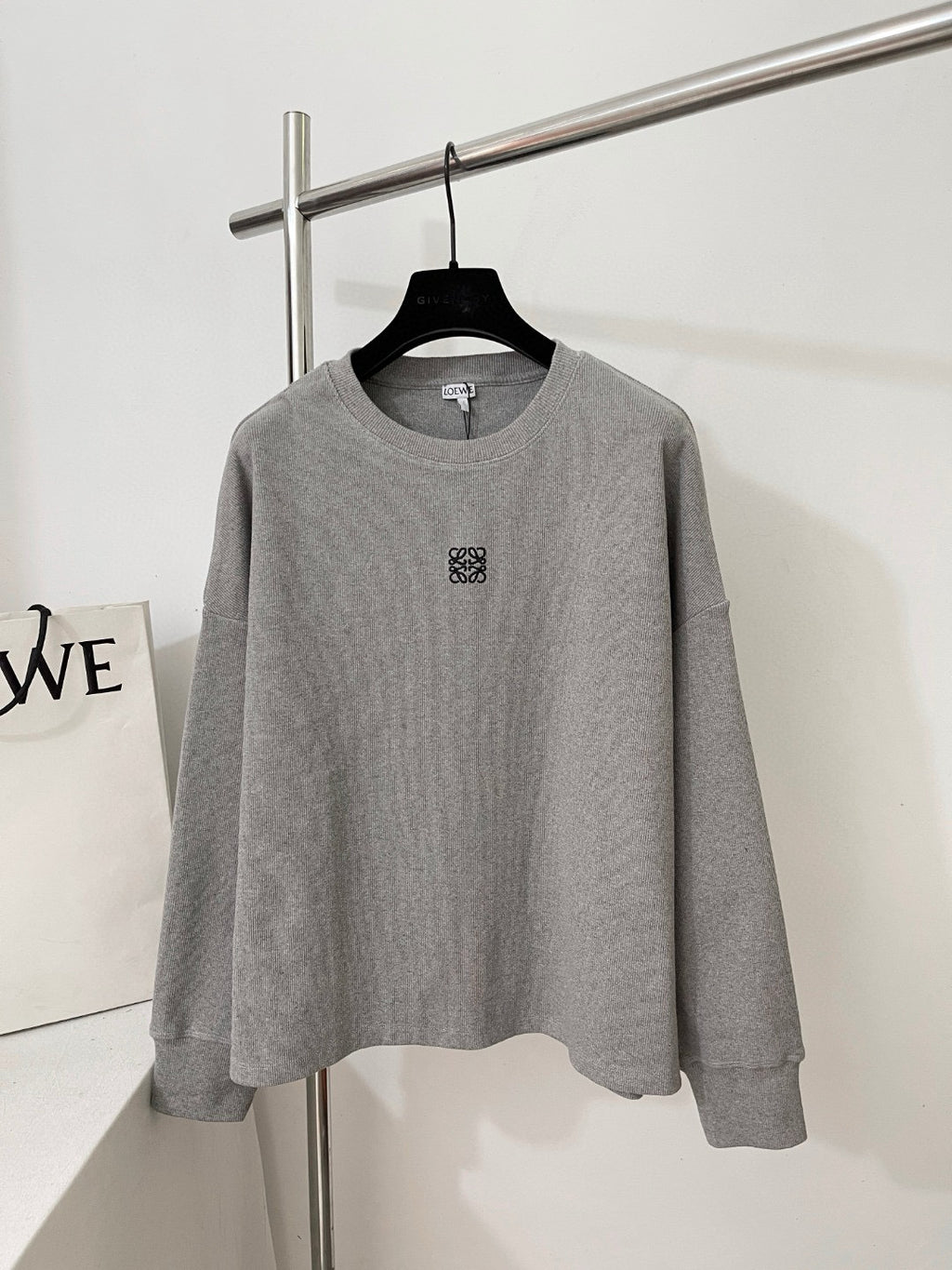 Pull  coton  grey Loew