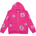 Sweat DENIM.T pink Grey Flowers