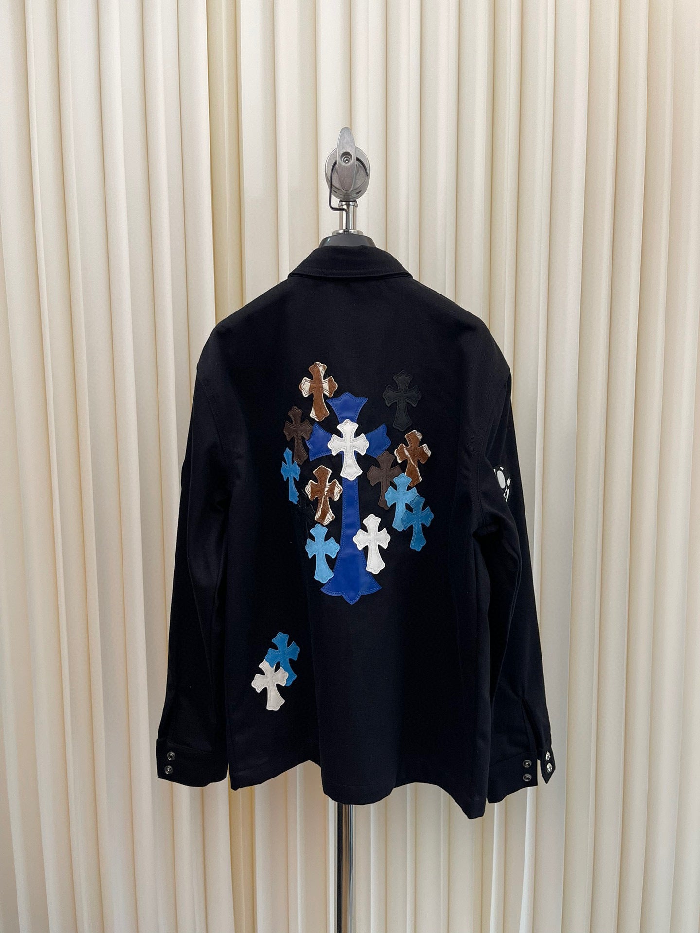 Veste Denim Black & Blue sky Chrome