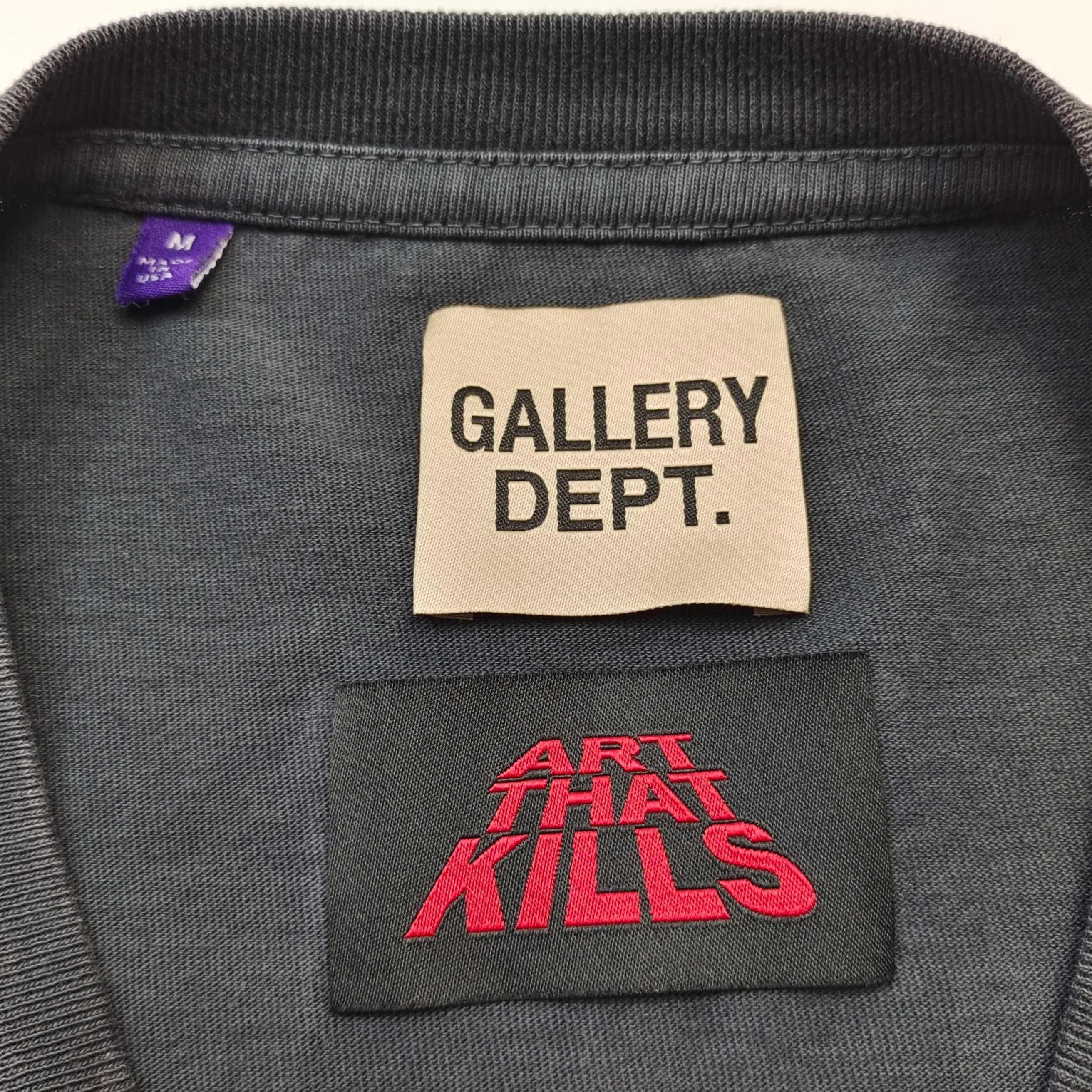 T shirt noir à gorilles GALLERY