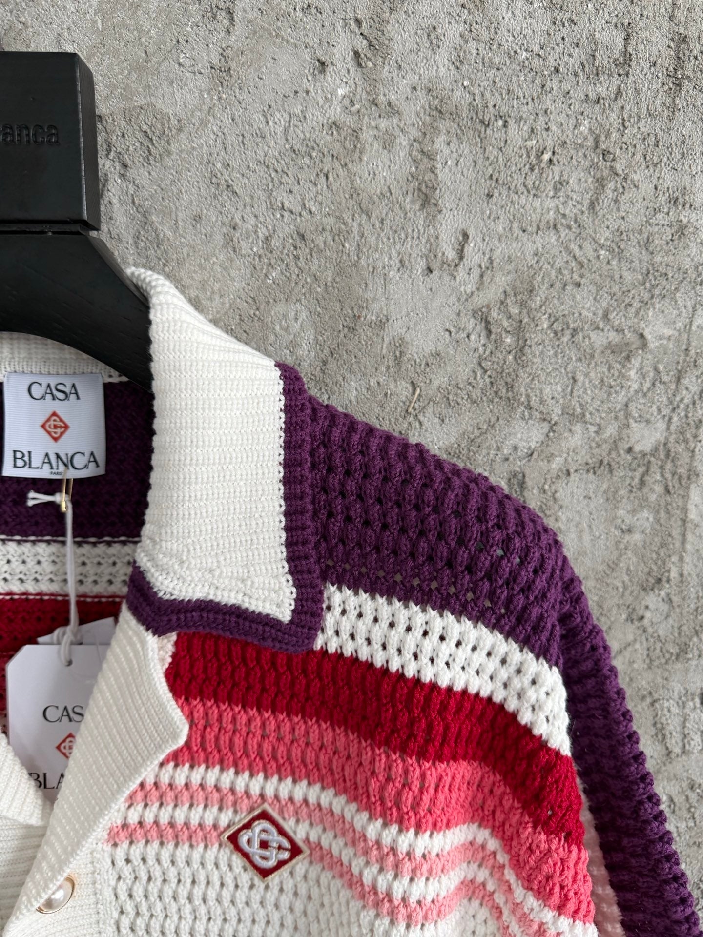 Casa B - Chemise crochet rouge 2026
