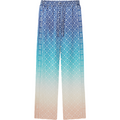 Casa B - Pantalons en soie Jacquard Gradient
