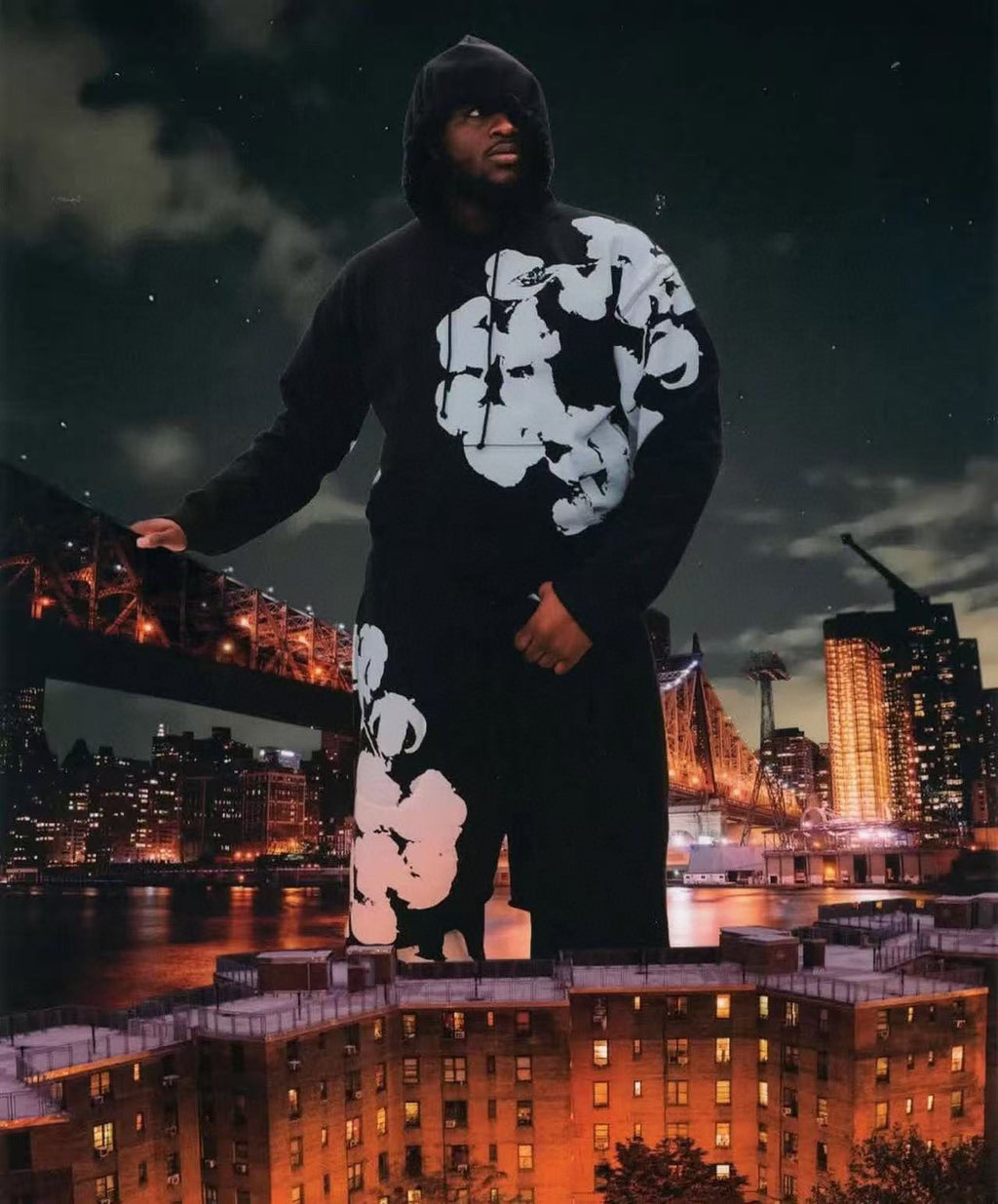 Sweat DENIM.Trs black