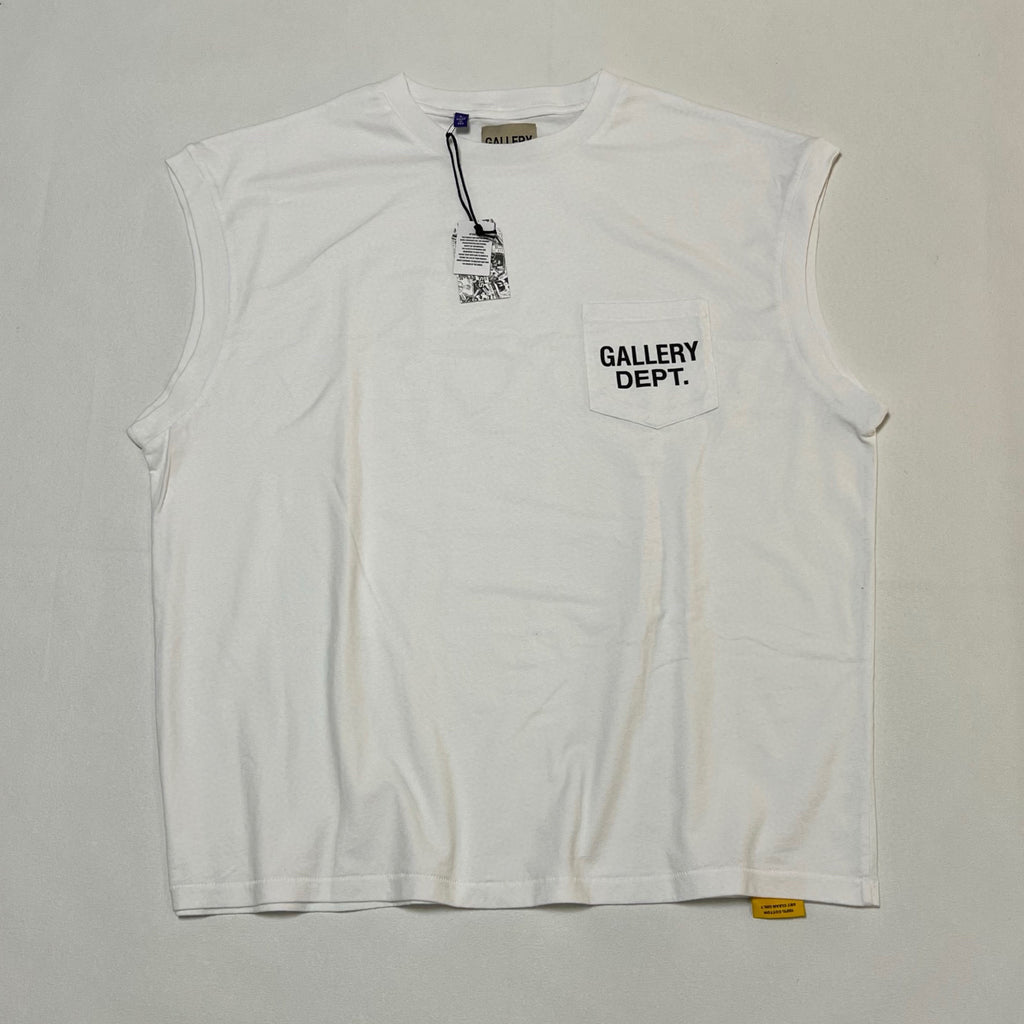 T shirt Gallery Sans manche blanc