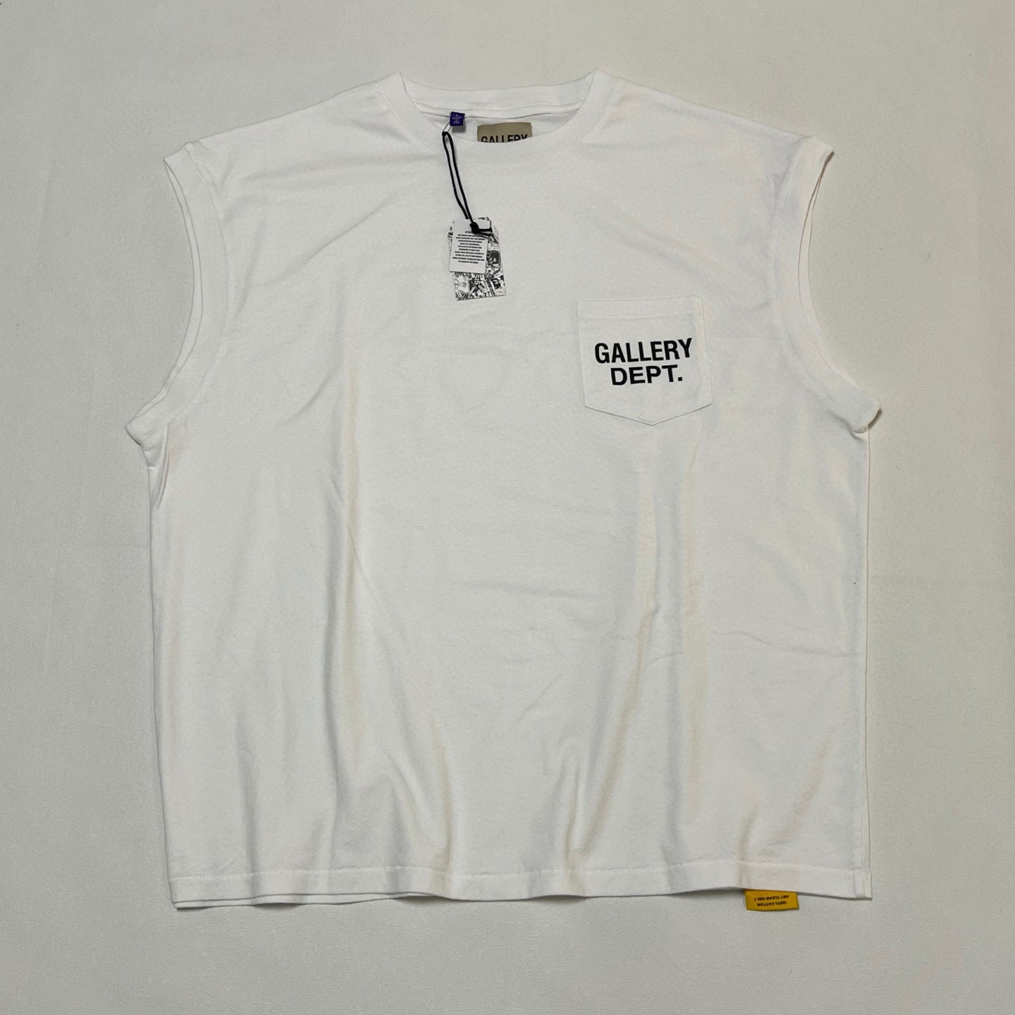 T shirt Gallery Sans manche blanc