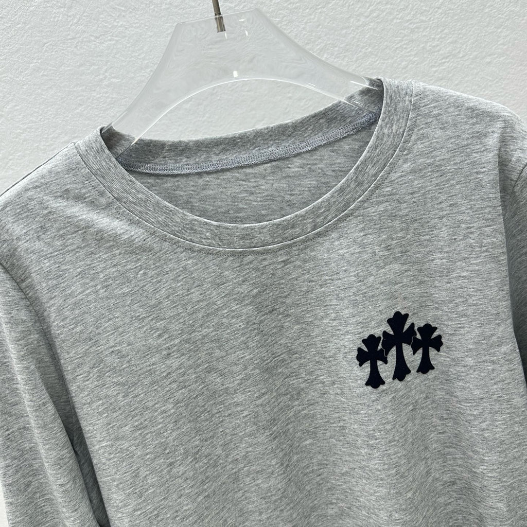 Long sleeve chrome gris