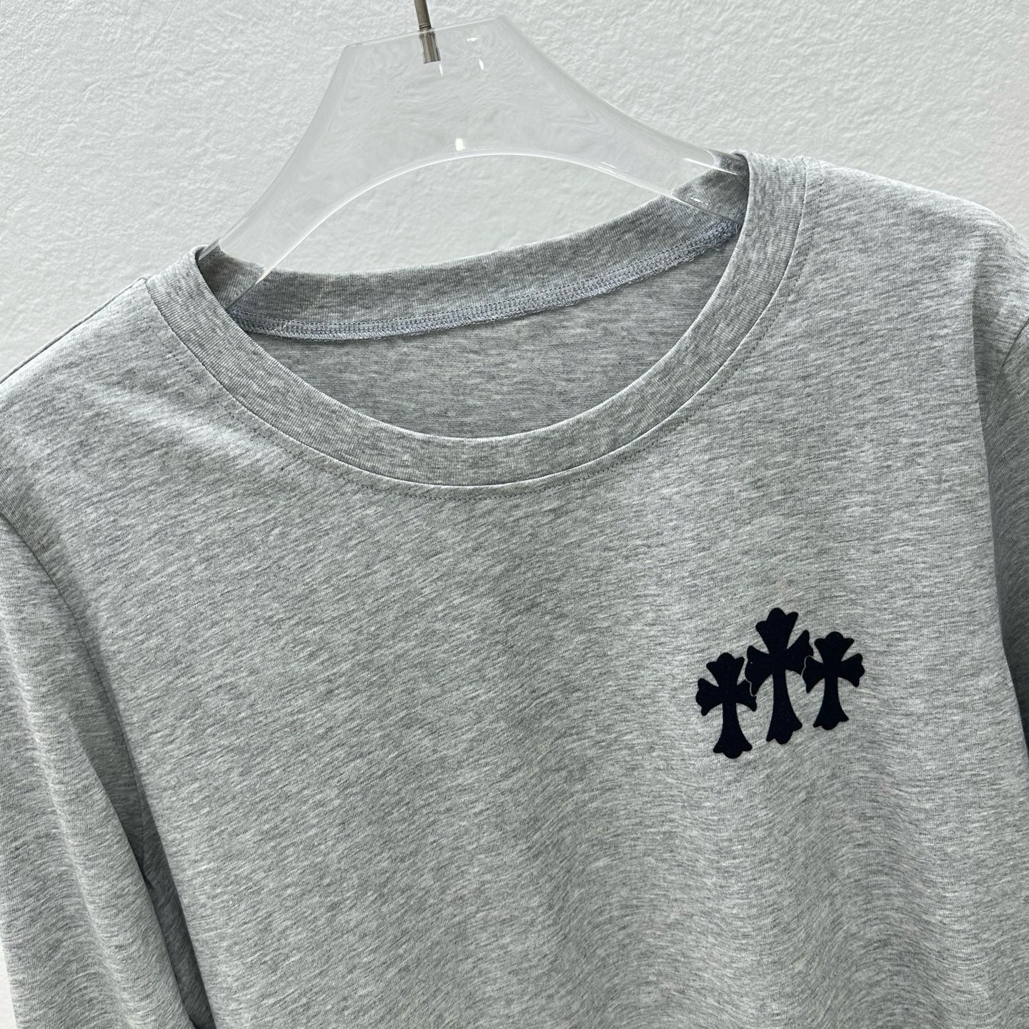 Long sleeve chrome gris