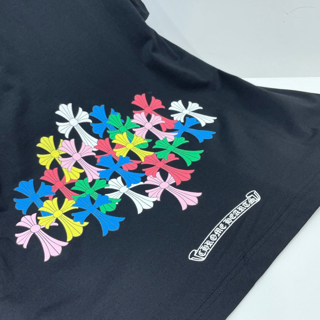 T shirt Arc en ciel de croix  full chrome