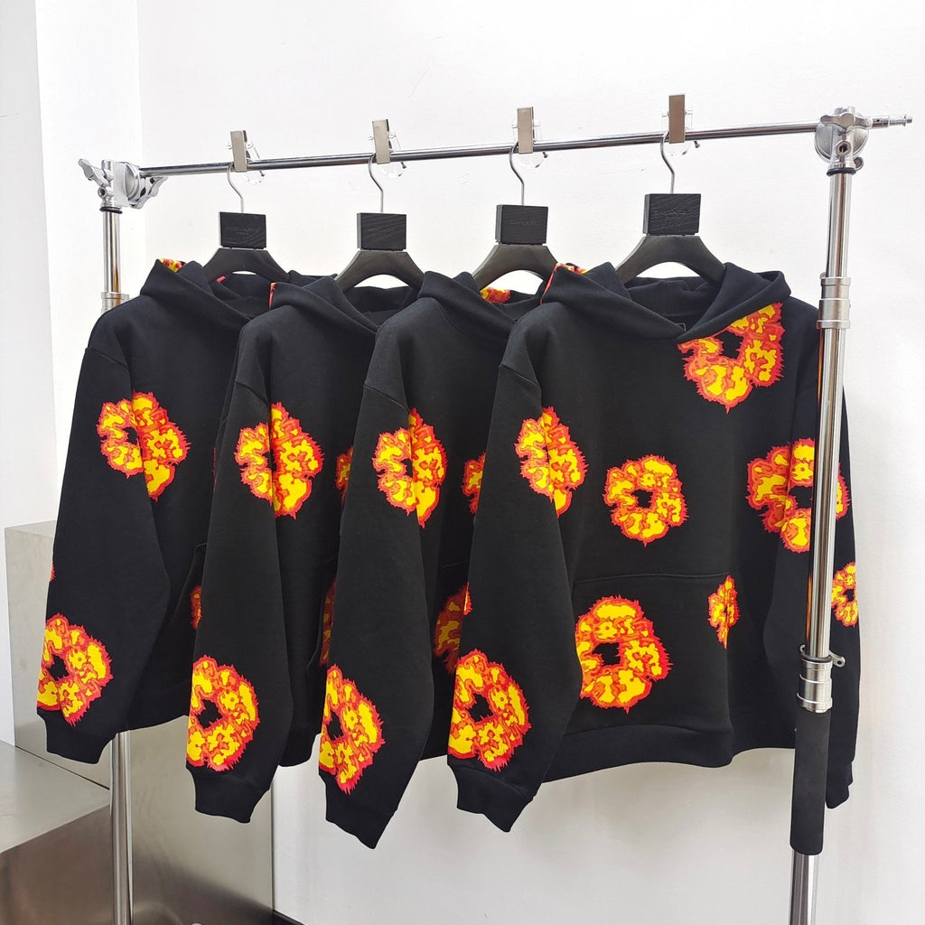 Sweat Black capuche mono DT TEARS KAPOK