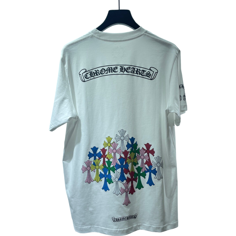T shirt Arc en ciel de croix  full chrome