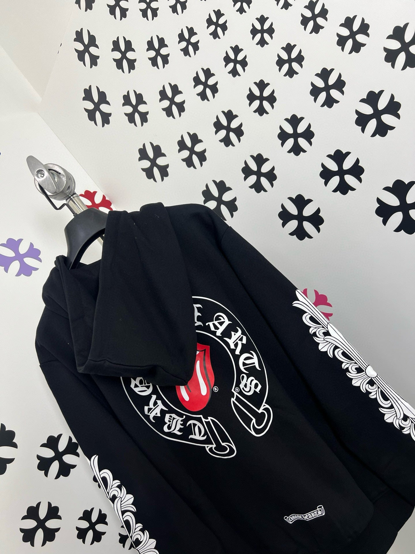 Sweat chuppa black  Chrome