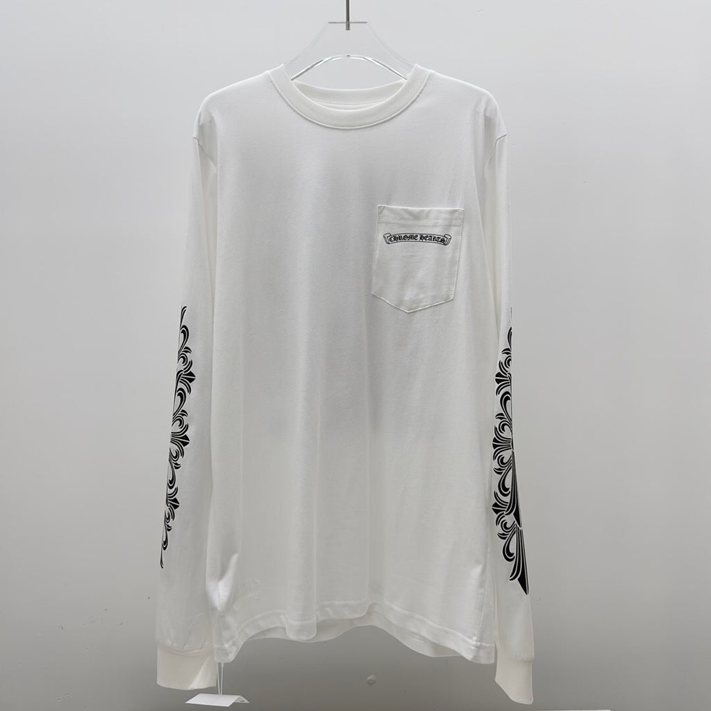 T shirt Chrome White  Rosé sleeve