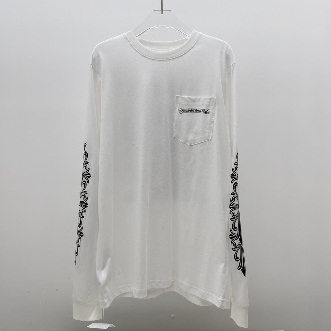 T shirt Chrome White  Rosé sleeve
