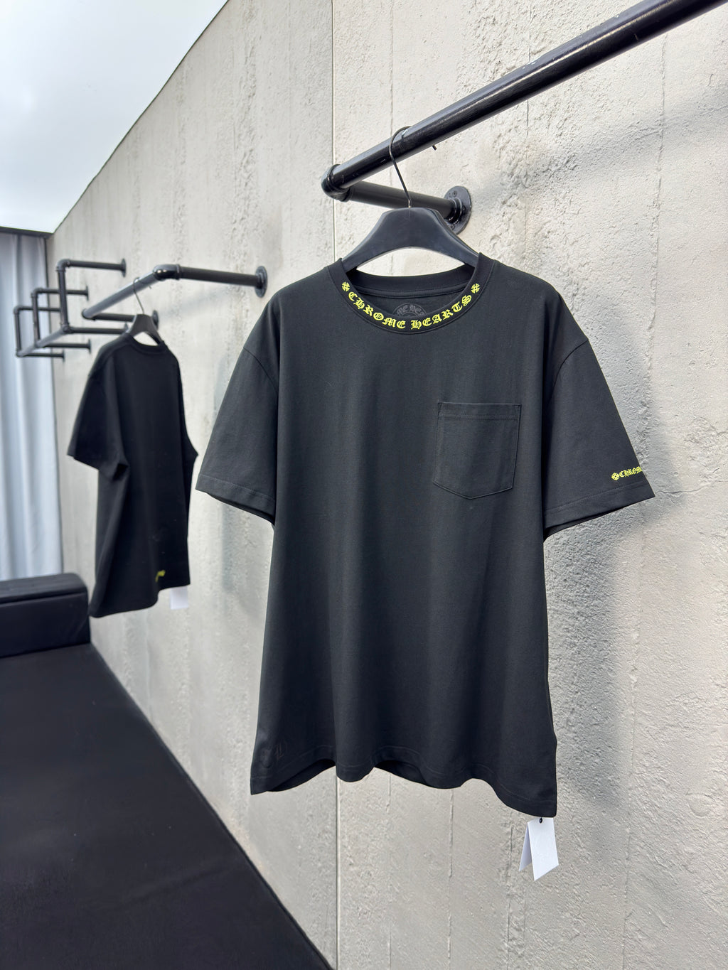 T shirt chrome Black and yellow