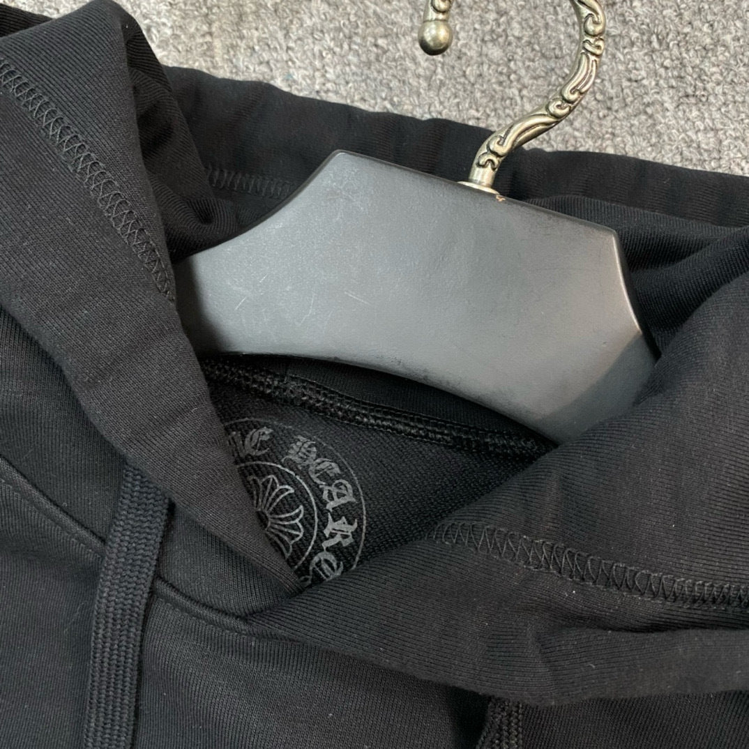 Sweat chrome noir / Orange Citrouille