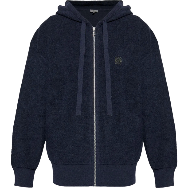 Sweat shirt zippé Anagram Bleu Loew