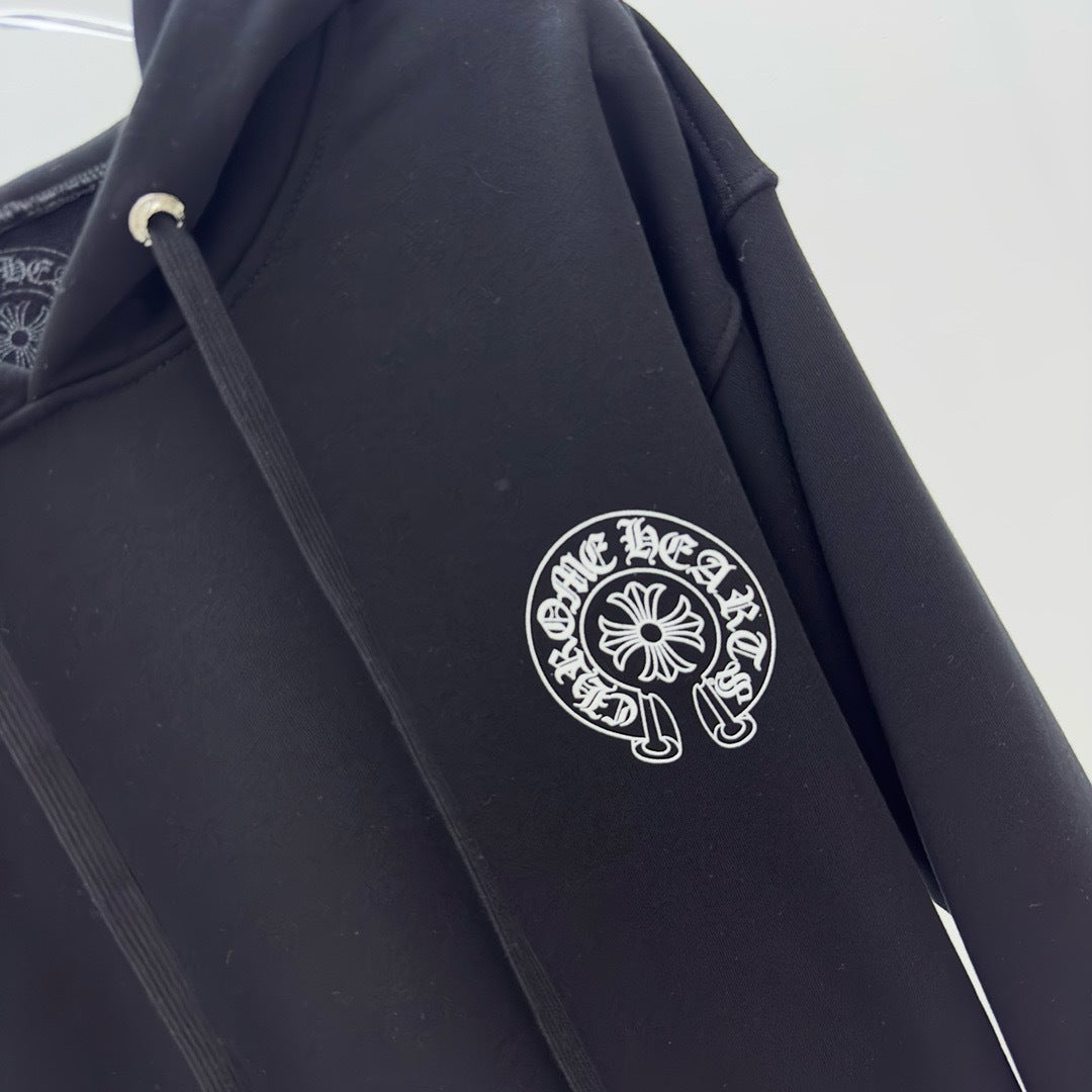 Sweat chrome noir / blanc