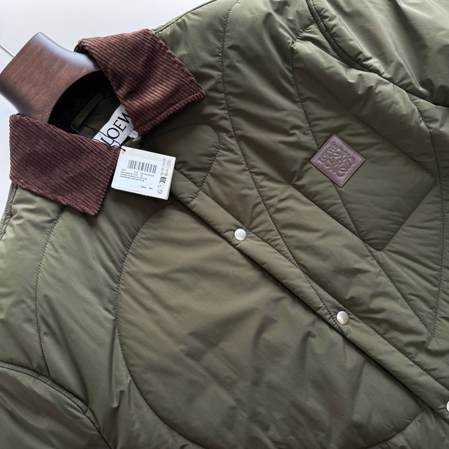 Loew logo patch Jacket Brown