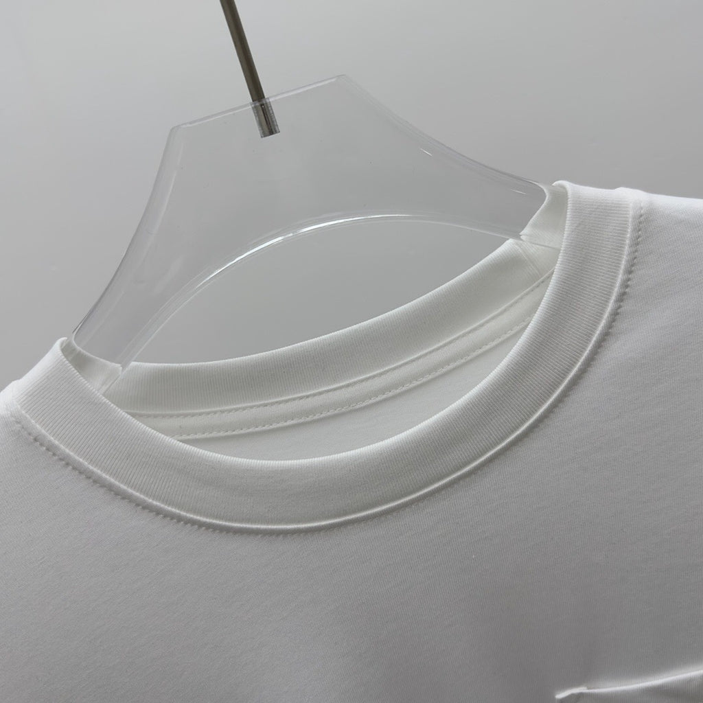 T shirt Chrome White  Rosé sleeve