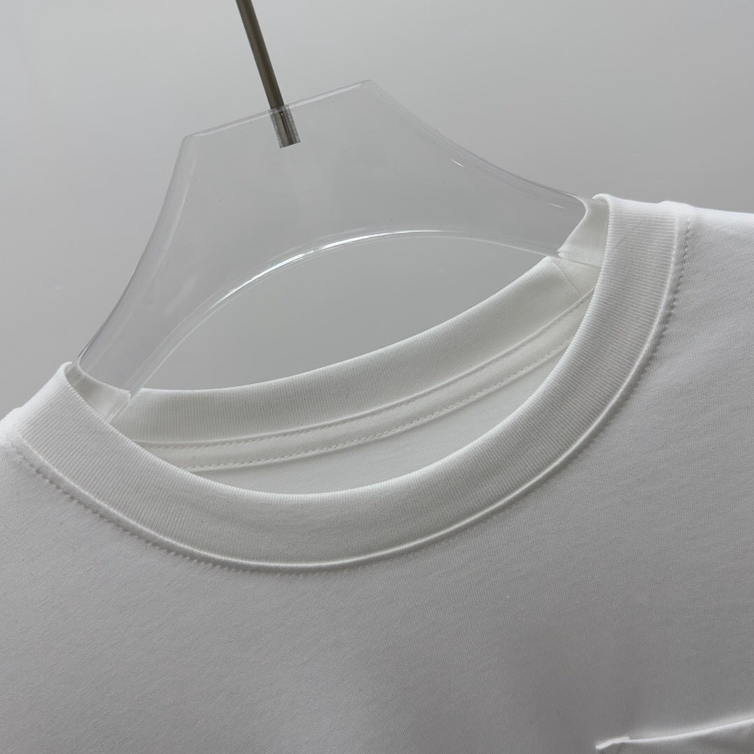 T shirt Chrome White  Rosé sleeve