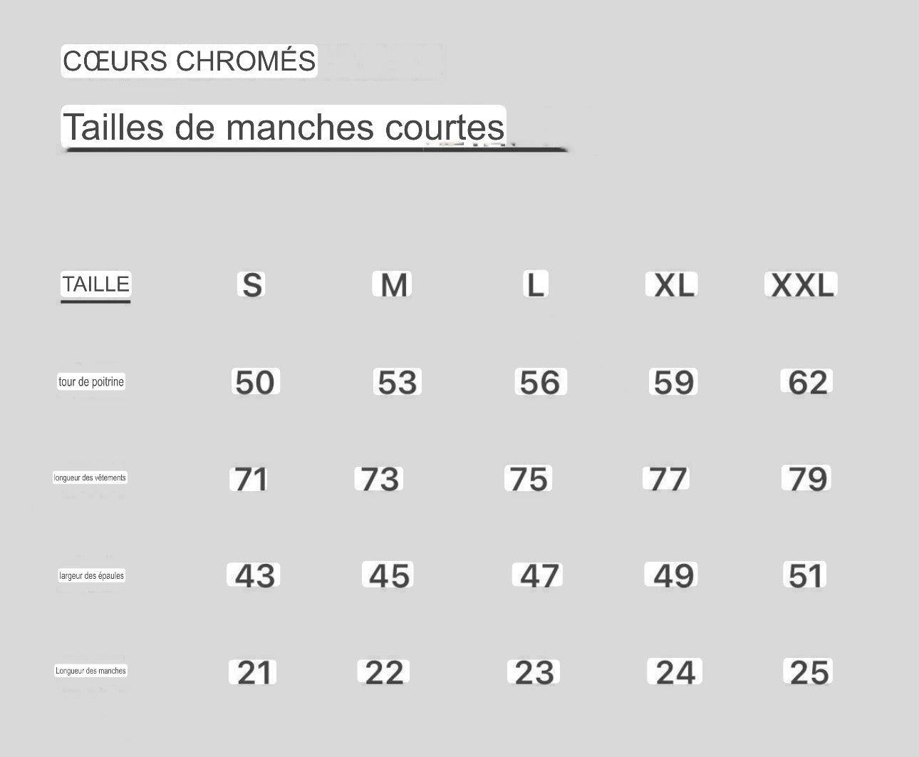 T Shirt Blanc chrome