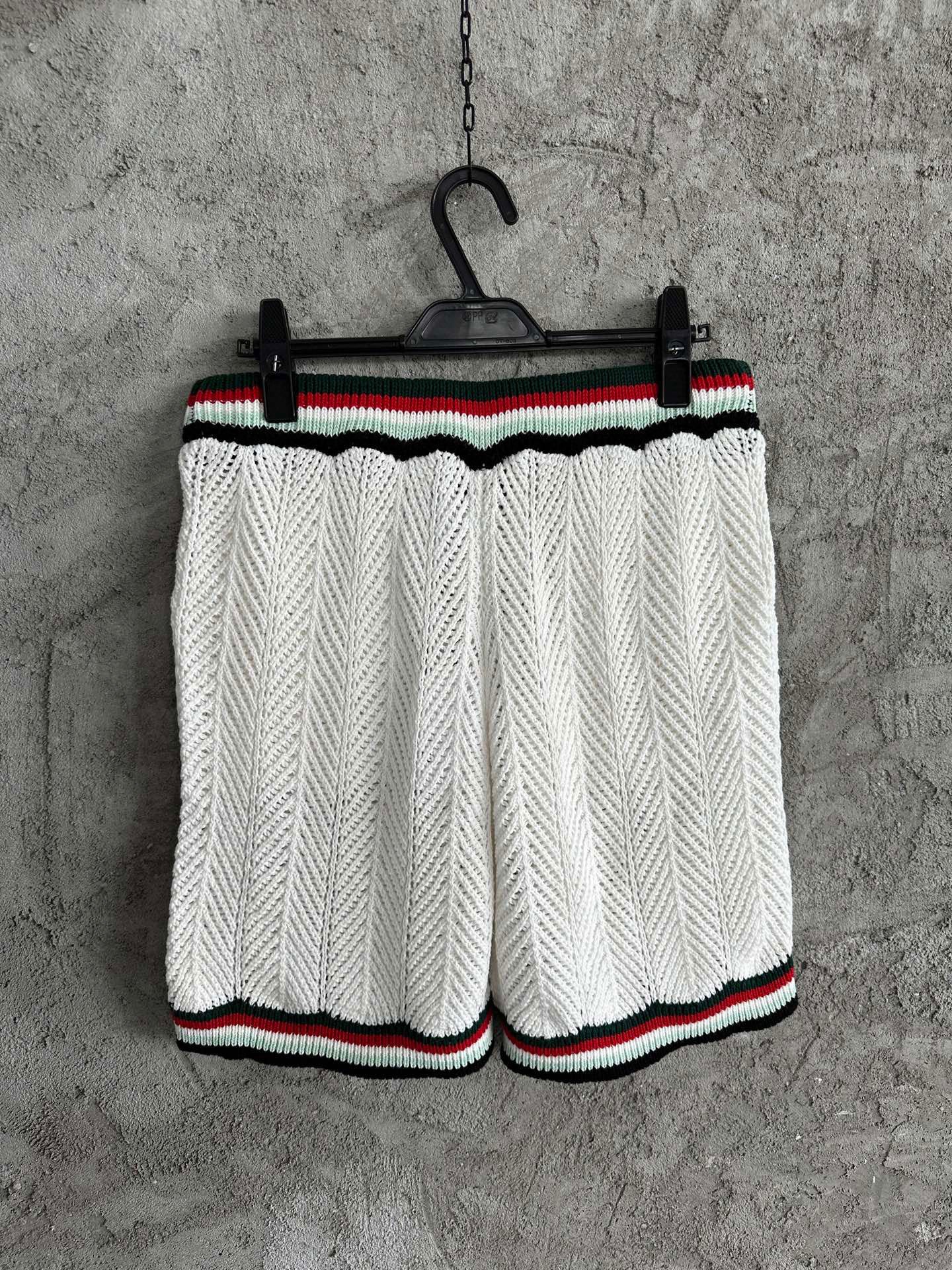 Short Casa B à crochet brodéé Montain