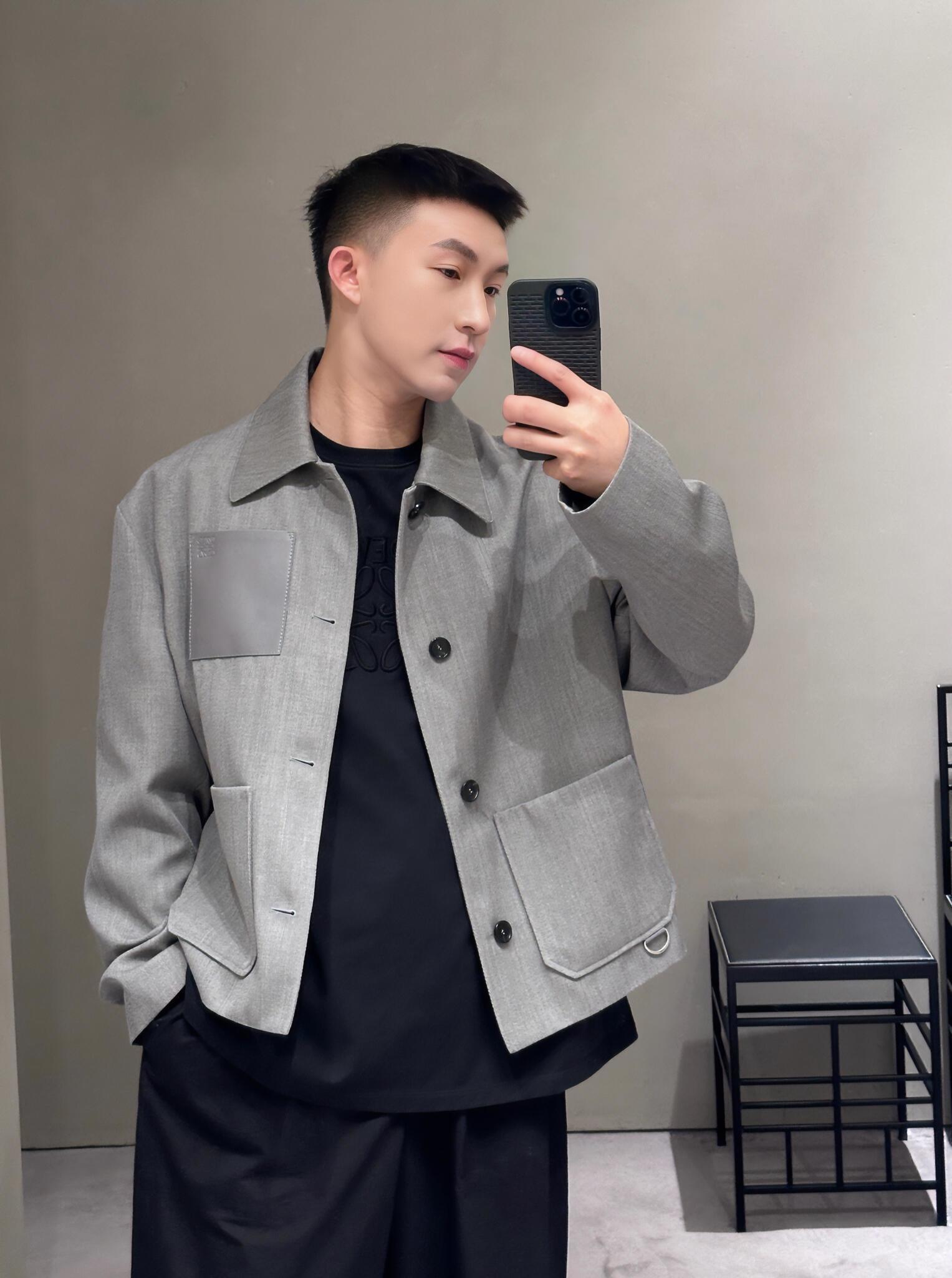 Cardigan en cachemire & laine utilitaire Loew