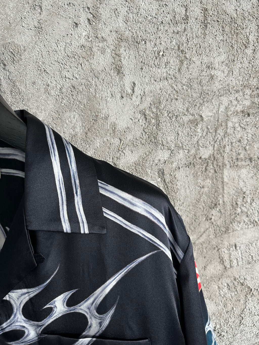 Chemise en soie Blade Imprimé Graphique Casa B