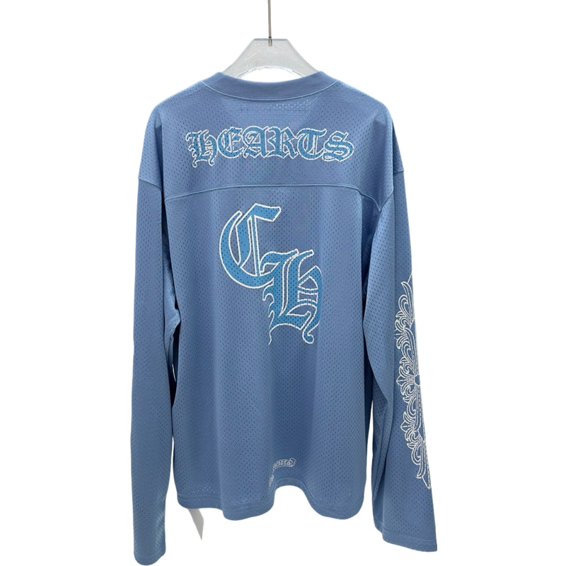 Baseball TEE - BLUE CHROME