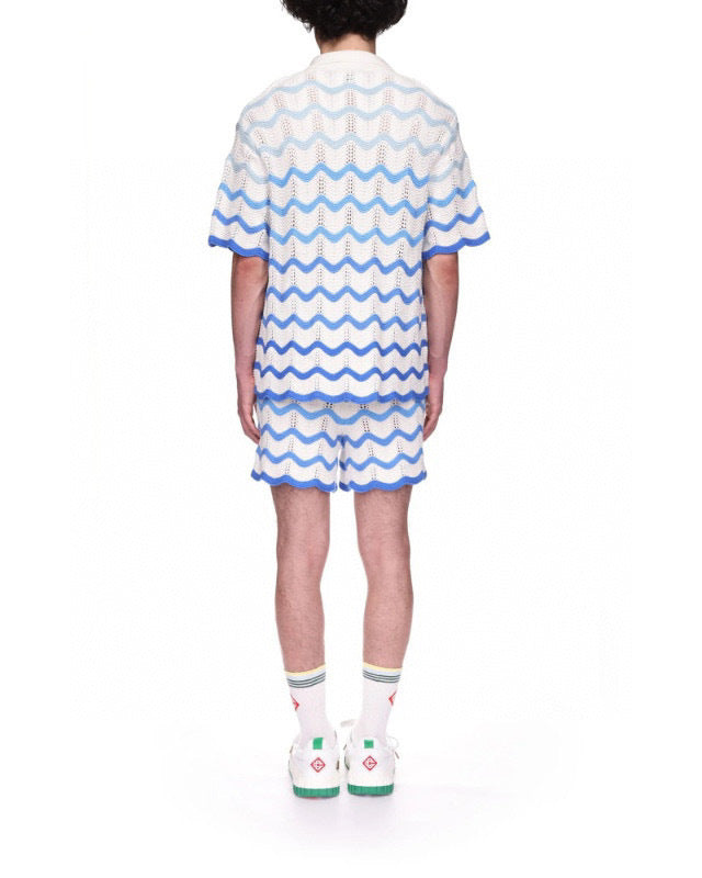 Casa B - Wavy Gradient Blue