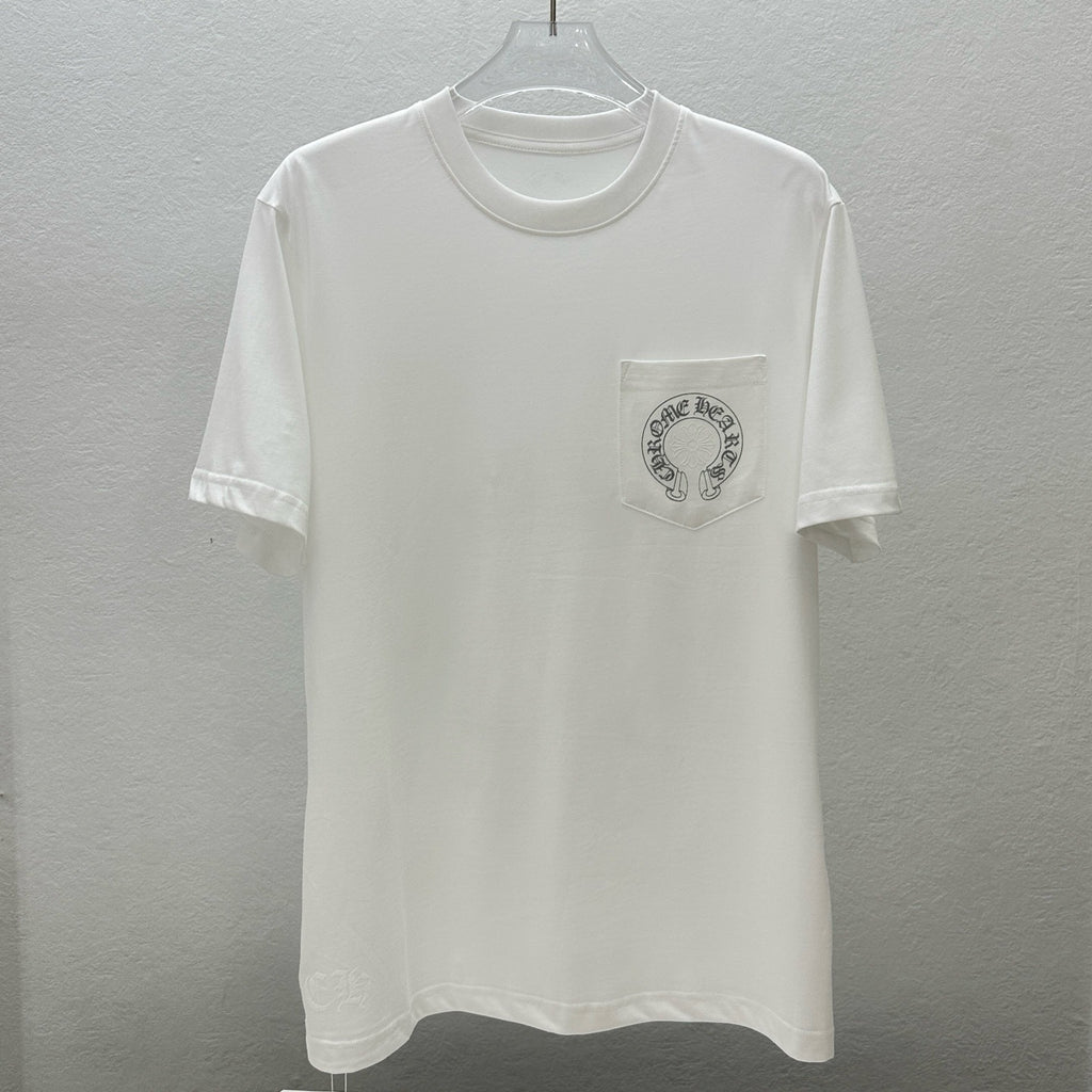 T Shirt Blanc chrome