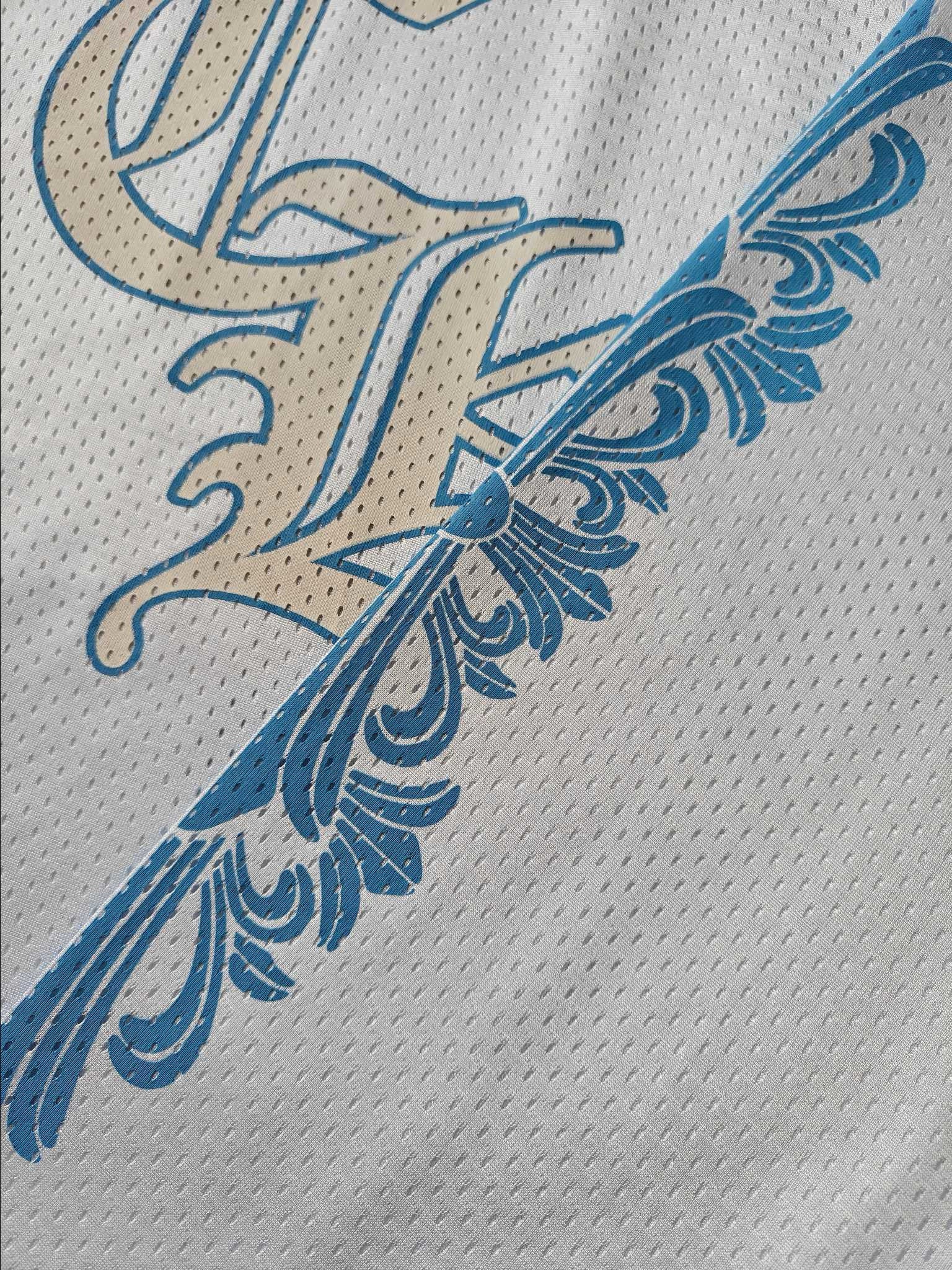 T shirt Chrome white & Blue