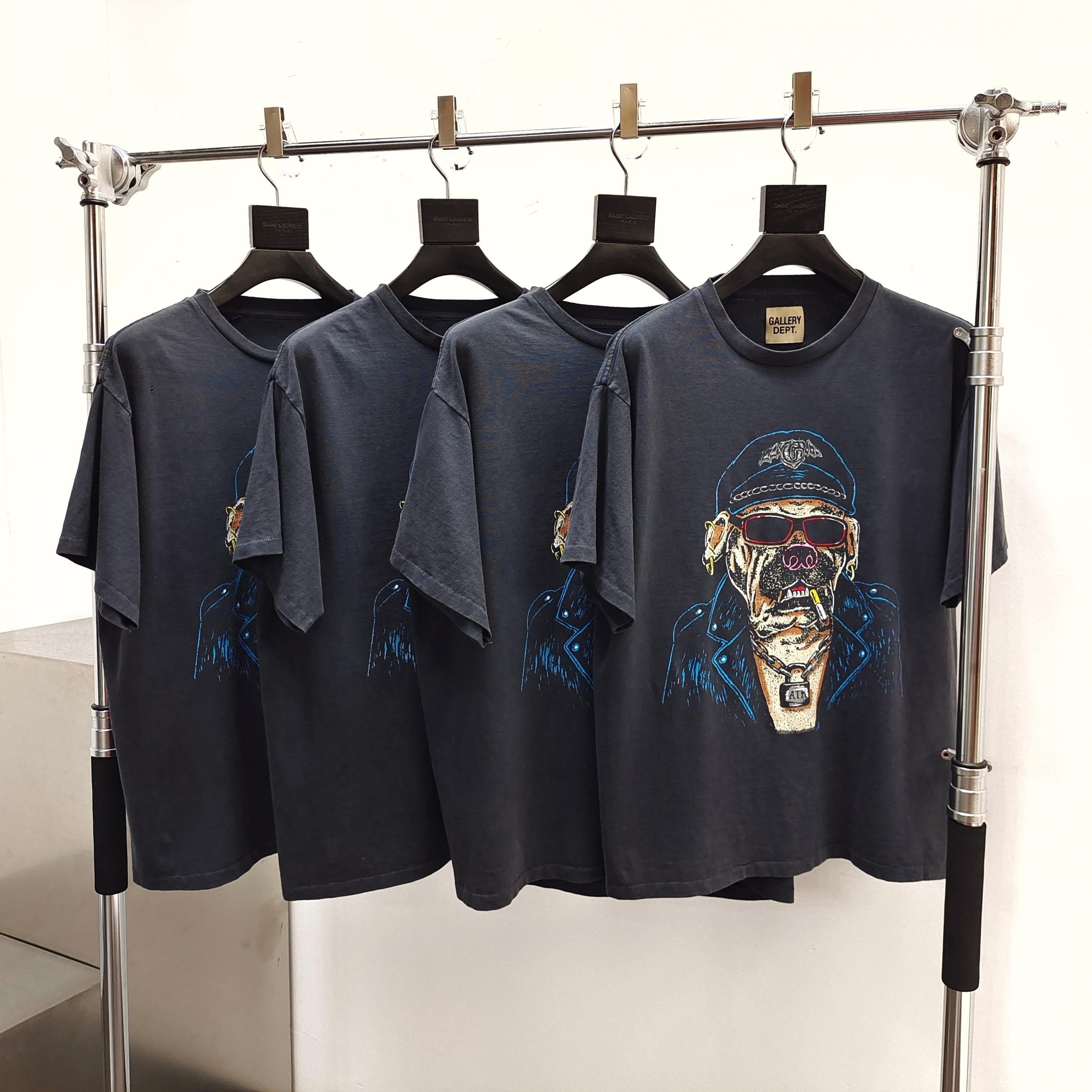 T shirt noir Dog  GALLERY