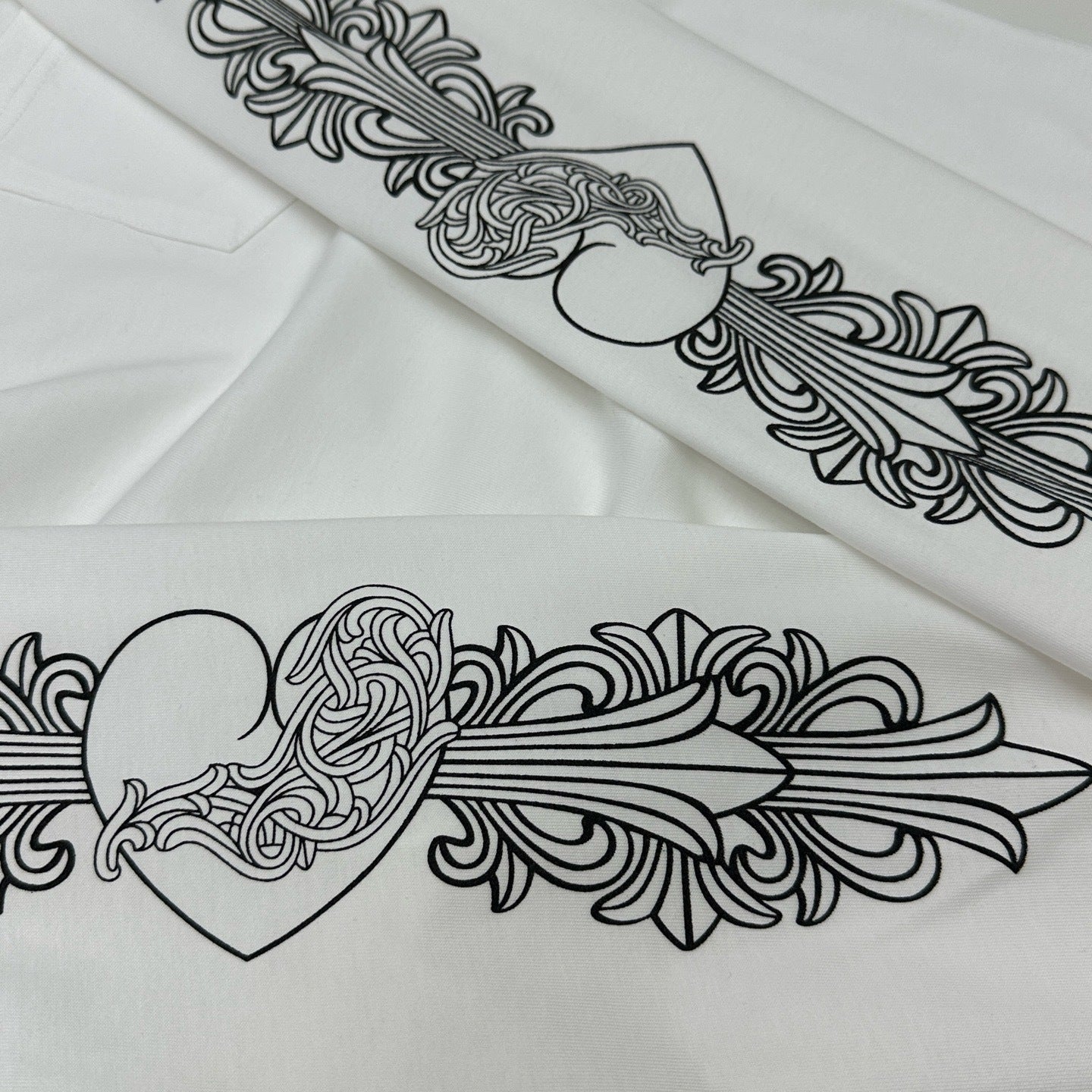 T shirt Cœur Chromé