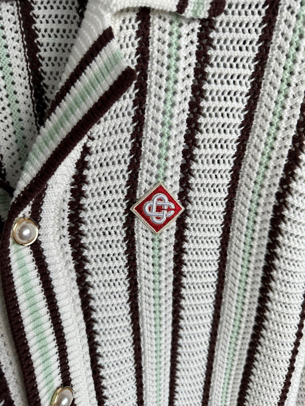 Casa B CHEMISE À MANCHES LONGUES EN CROCHET