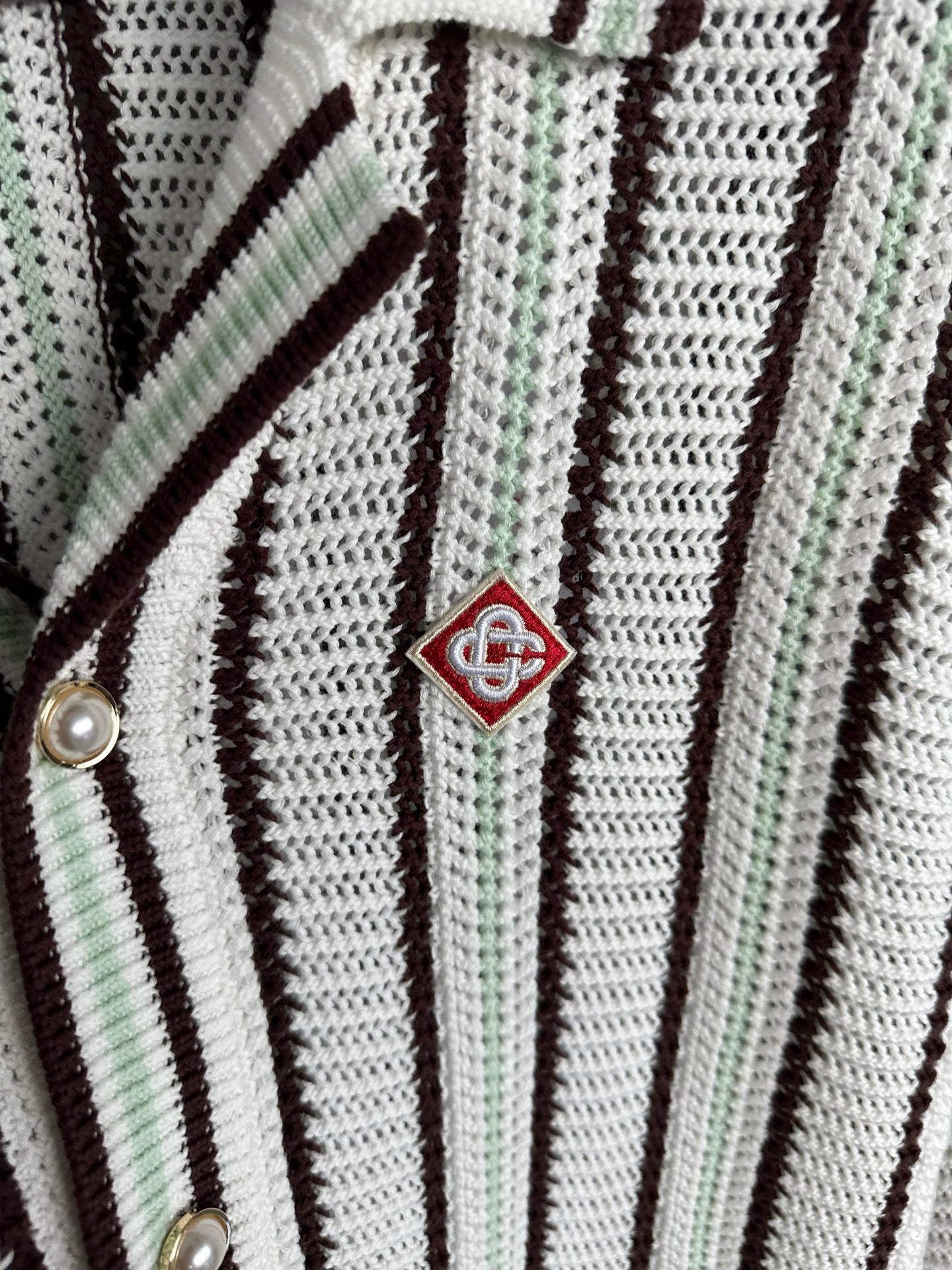 Casa B CHEMISE À MANCHES LONGUES EN CROCHET