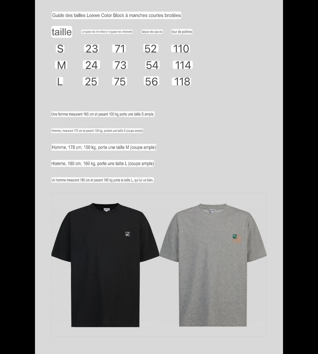 T shirt Loew Grey logo orange brodé  🍊 10/10