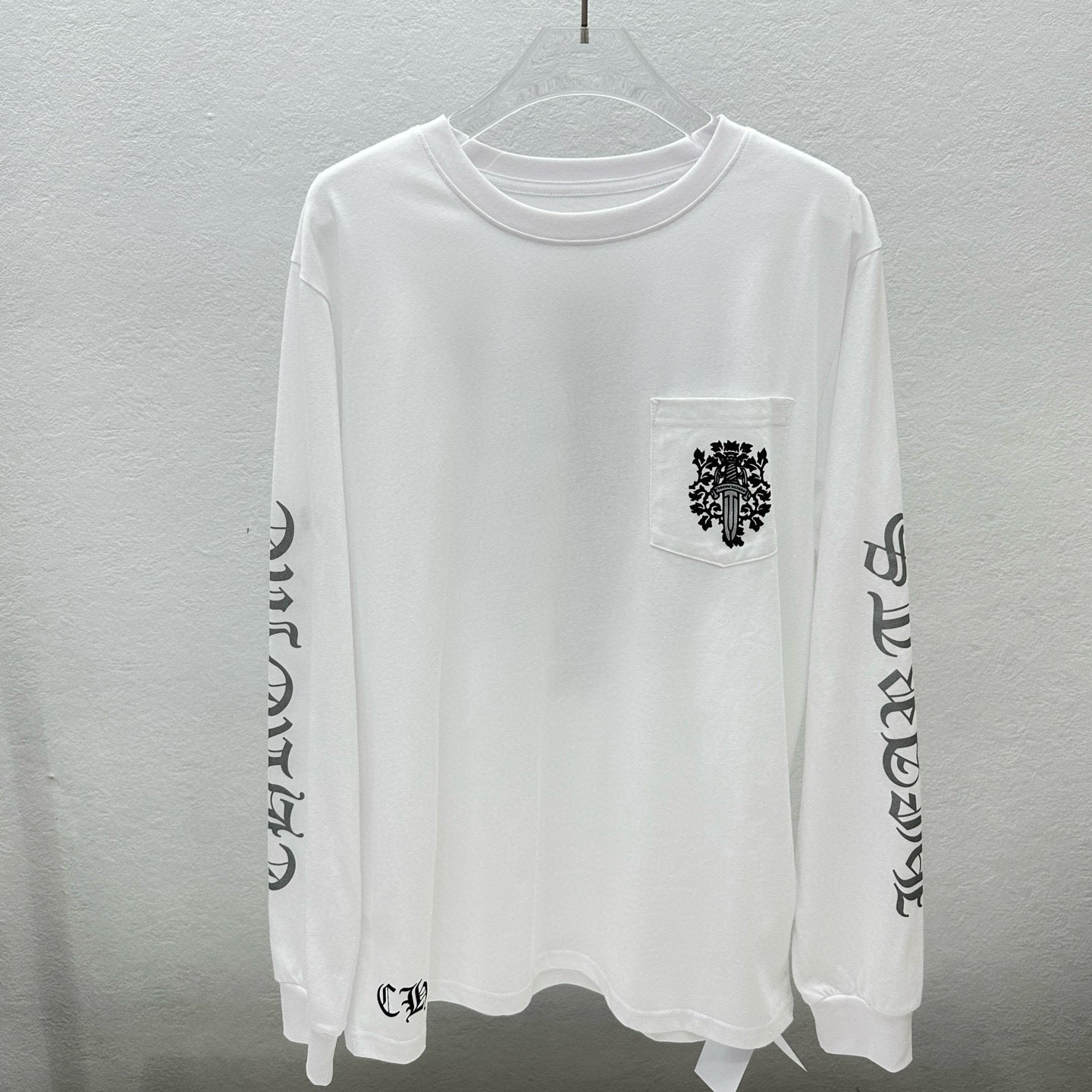 Chrome long sleeve  White Black