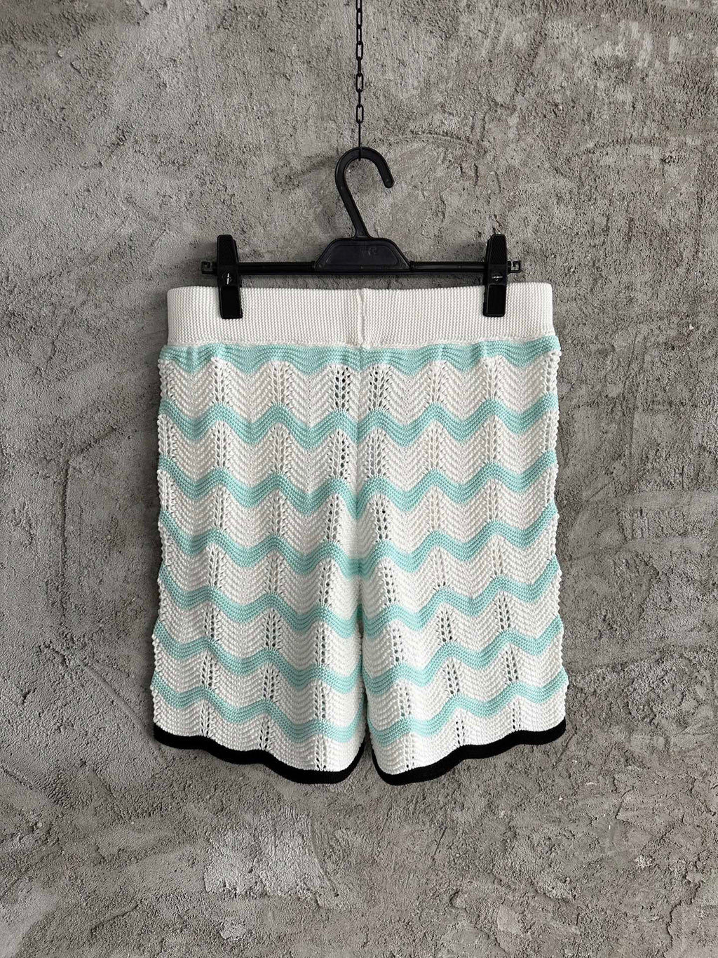 Casa B SHORT COTON CROCHETÉ GRADIENT WAVE