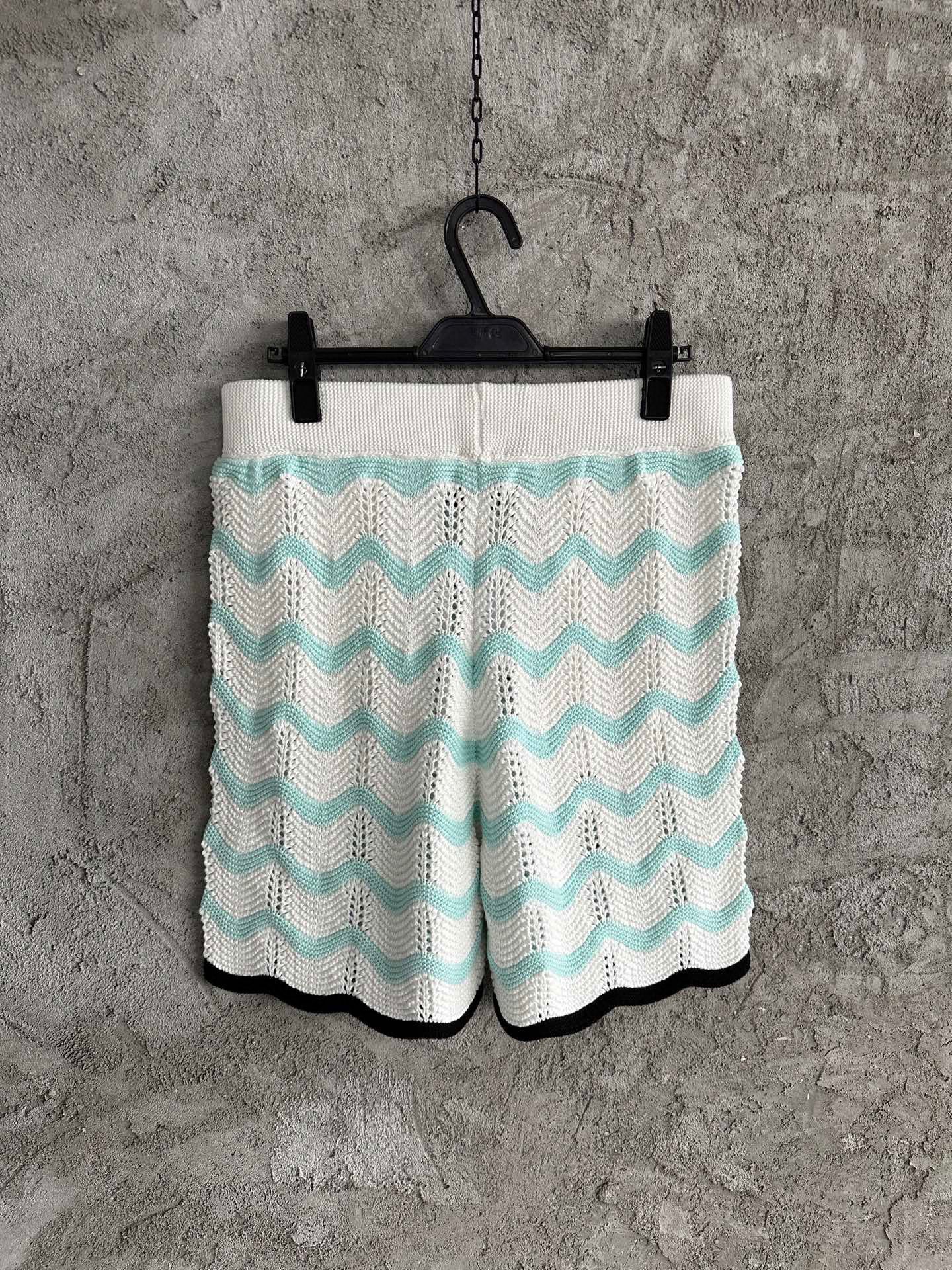 Casa B SHORT COTON CROCHETÉ GRADIENT WAVE