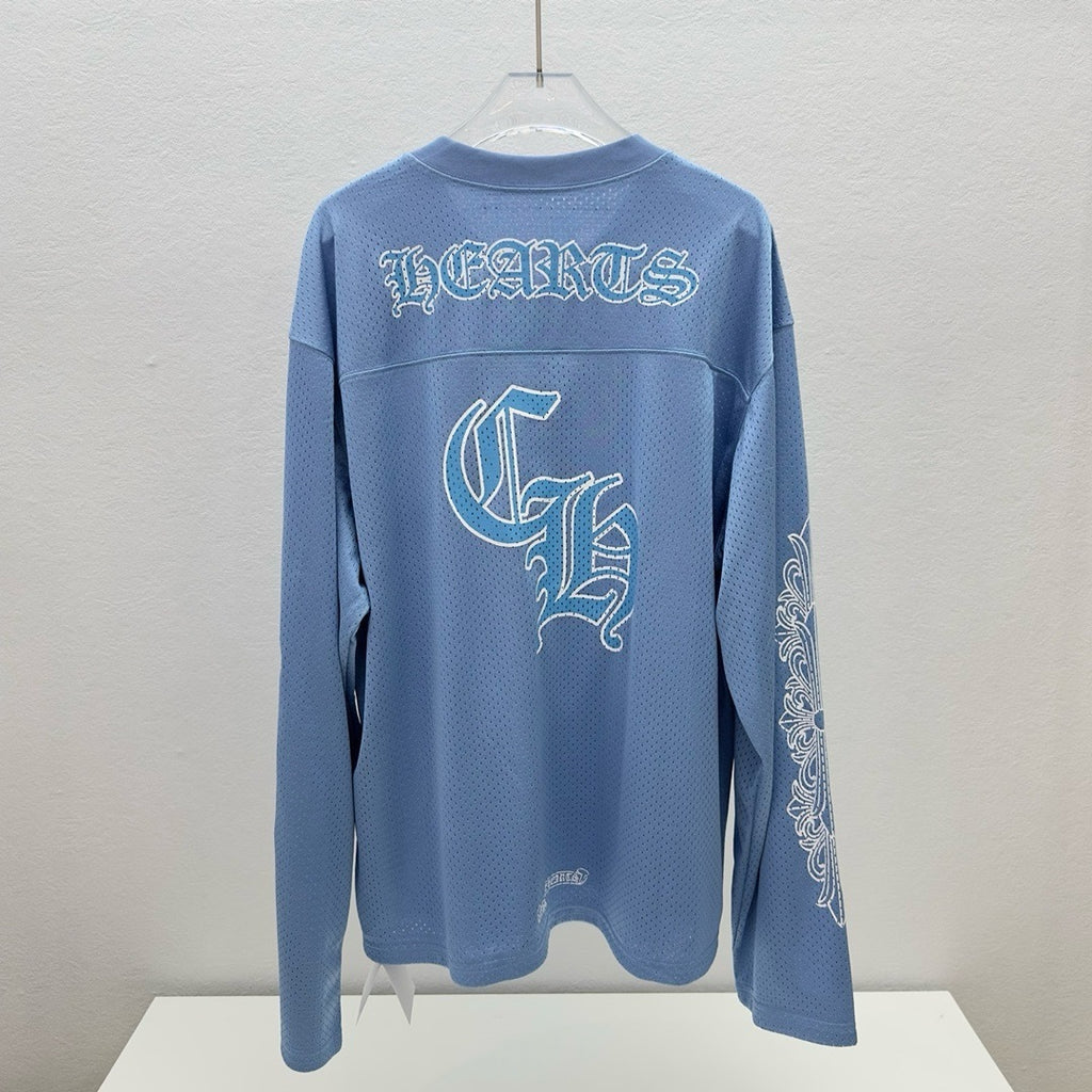 Baseball TEE - BLUE CHROME