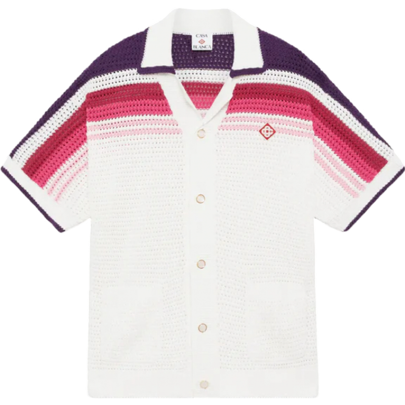 Casa B - Chemise crochet rouge 2026