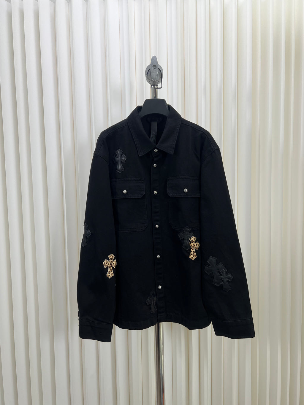 Veste Denim Black Chrome