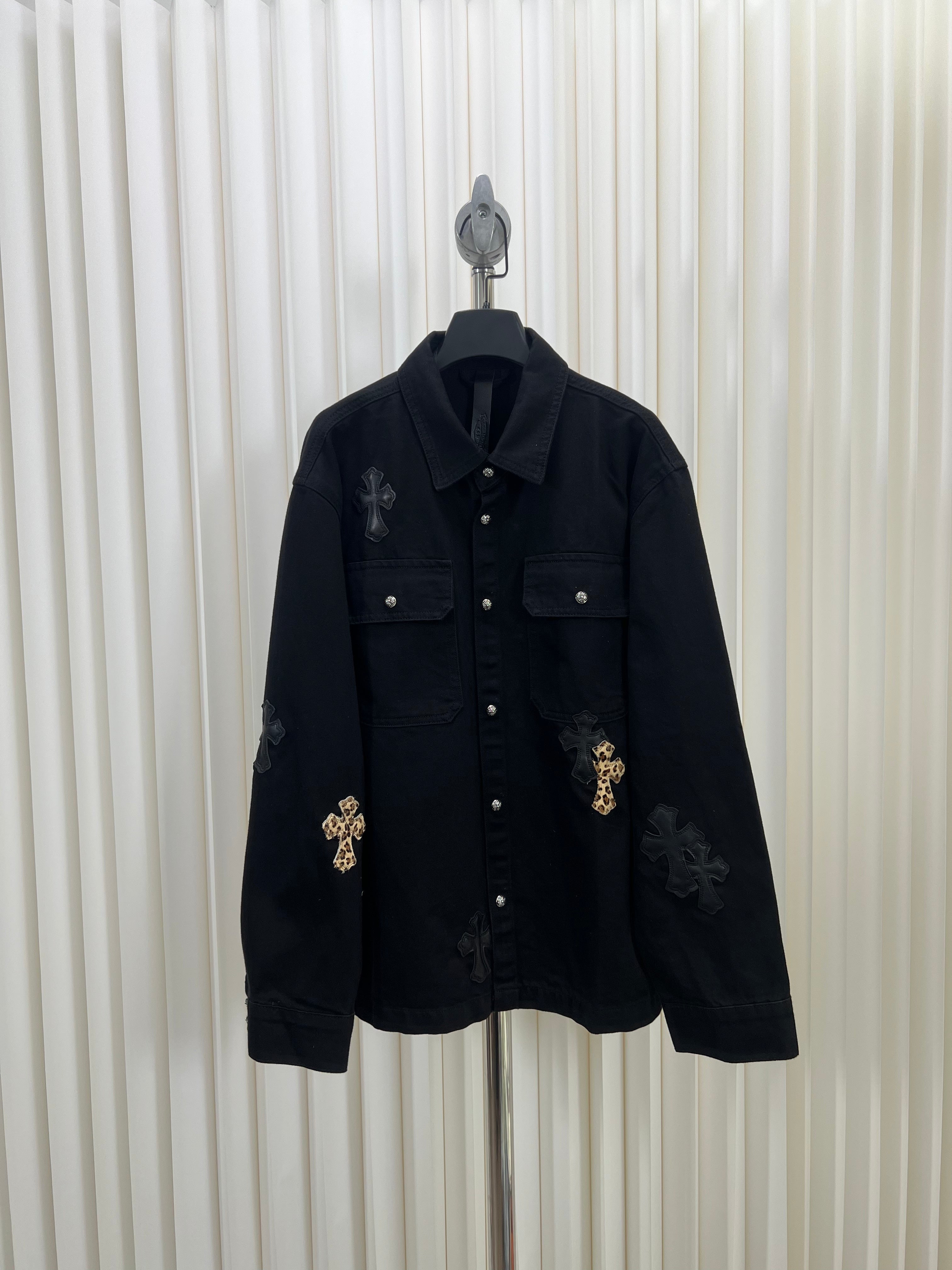 Veste Denim Black Chrome