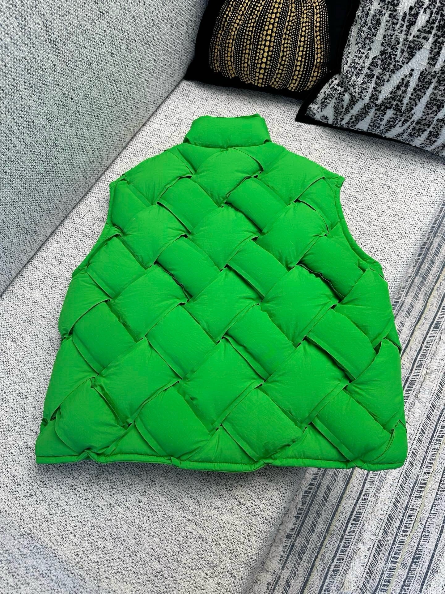 Doudoune en duvet de Canard vert Bottega