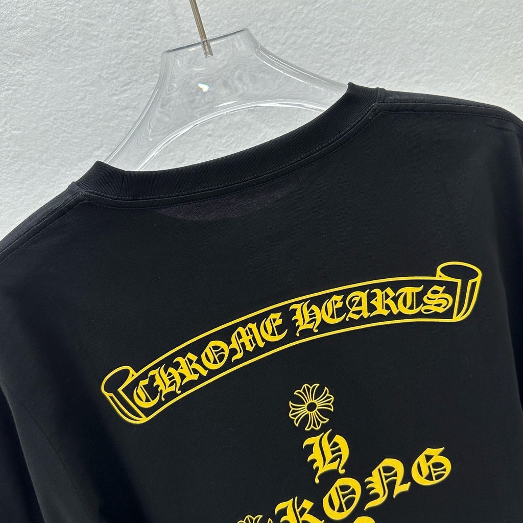 T shirt chrome Black and yellow
