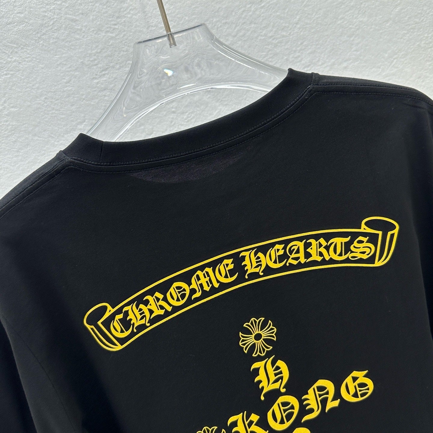T shirt chrome Black and yellow