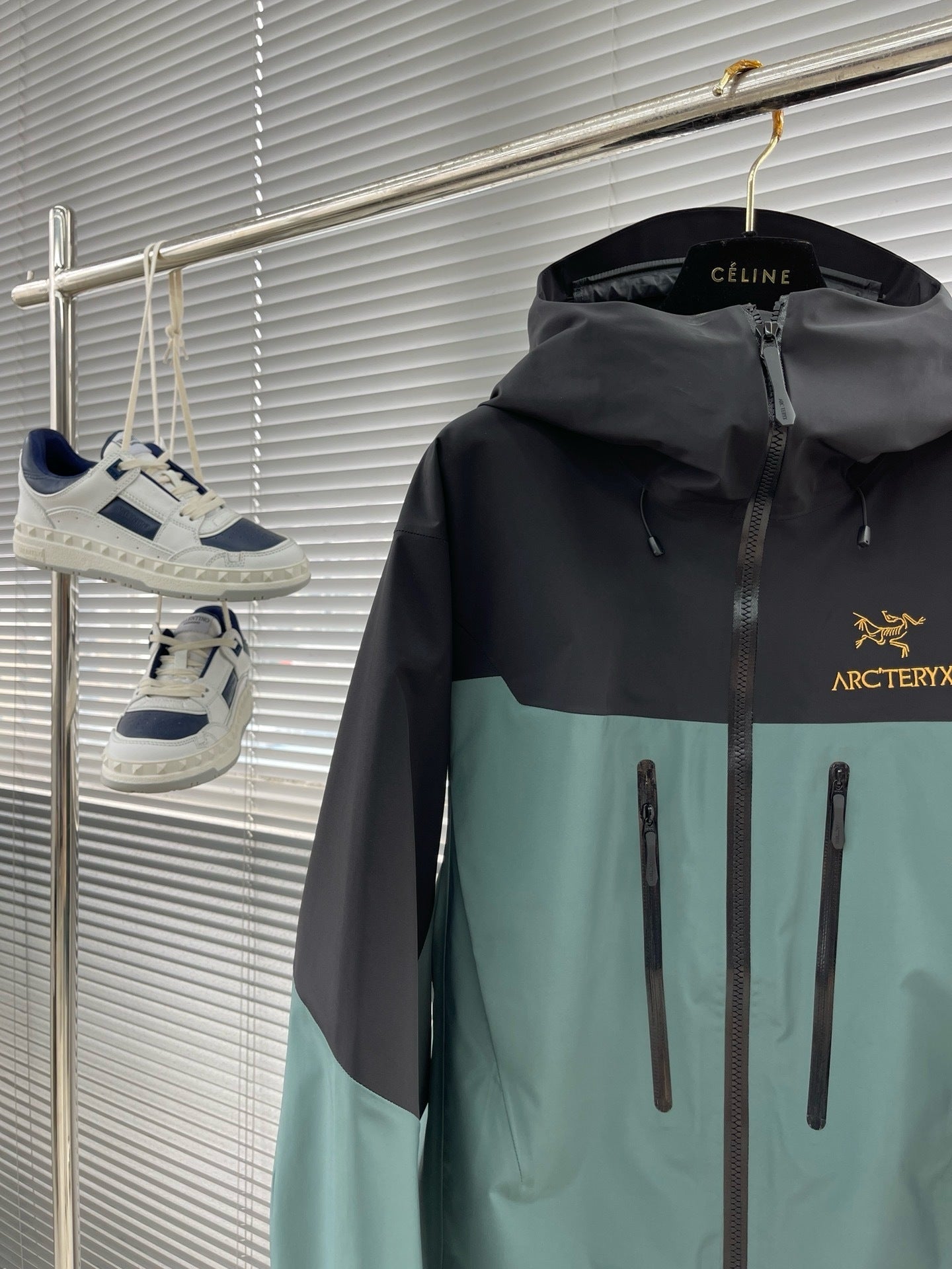 Veste  Arc tryx  Gore tx Vert noir doré