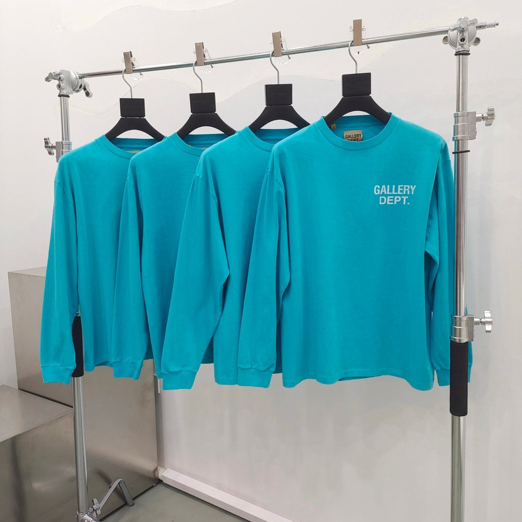 T shirt long sleeve Gallery blue