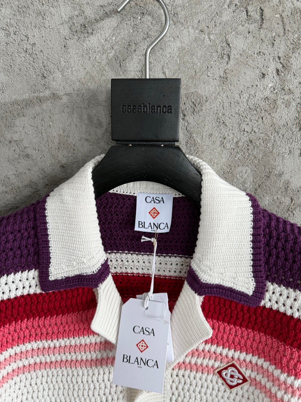 Casa B - Chemise crochet rouge 2026